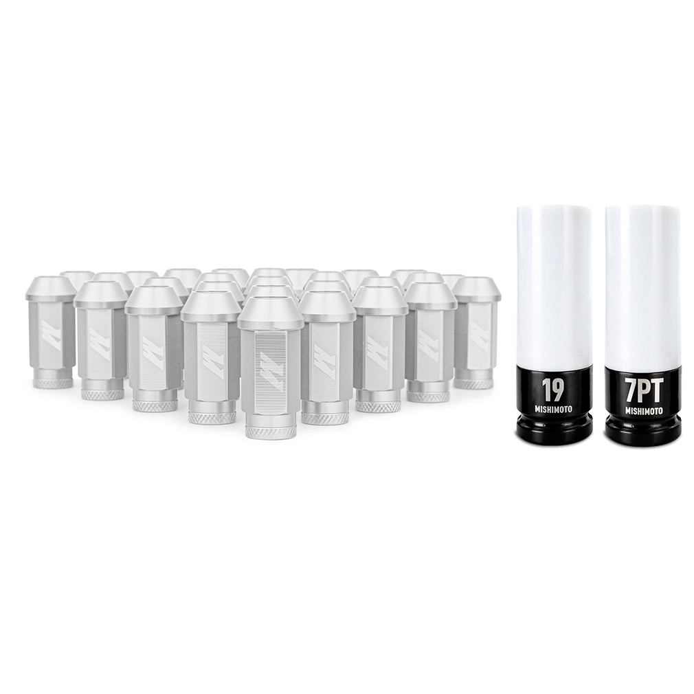 Mishimoto — Mishimoto Aluminum Locking Lug Nuts M12x1.5 27pc Set Silver
Locking Lug Nut Set - view 9